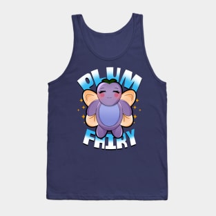 Plum Fairy Cute Kawaii Fruit Plum Funny Cartoon Gift For Kids Tank Top